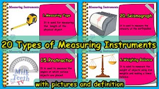 20 Types of Measuring Instruments used by humans  Devices and Instruments used to measure things [upl. by Barbabas]