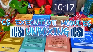 CS EXECUTIVE BOOKS UNBOXING 2025 II Cs executive June 25 ll [upl. by Nedyrb]