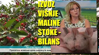 KOJA JE CENA VIŠNJE I MALINE  koliko je PRASE U DANSKOJ koliko se uvozi a koliko izvozi [upl. by Joselyn]