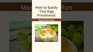 How to Easily Test Egg Freshness [upl. by Nagud221]