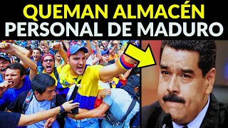 VENEZOLANOS DESCUBREN ALMACÉN PERSONAL DE MADURO LLENO DE DINERO Y ALIMENTOS [upl. by Guthrie127]