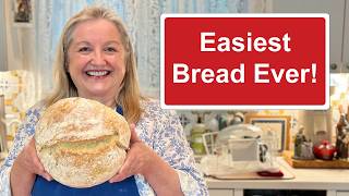 A Bread SO EASY Anyone Can Make It NoKnead Artisan Bread [upl. by Anissa]