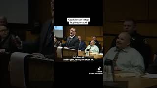 Cop Killer Can’t Stop Smiling in Court😡😨 wtf cctv courtroom [upl. by Eerrahs]