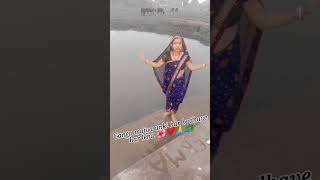 ganga maiya pahli dubki piya ke naam lagau 🌺🏞🙏🙏ganga maiya shorts anuradhapaudwalytshorts [upl. by Emmey839]