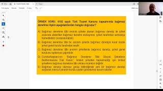 VİDEO 21 SGS TİCARET HUKUKU Şirketler 10 [upl. by Shae]