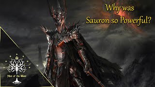 Why Was Sauron so Powerful Even Among Maiar  Middleearth Explained [upl. by Htims]