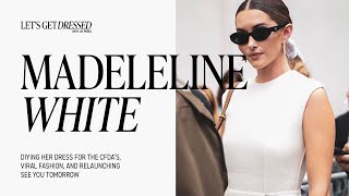 madeleinewhite on DIYing Her Dress for the CFDAs Viral Fashion and Relaunching See You Tomorrow [upl. by Isleana]