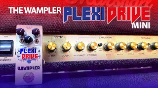 Mini Plexi Drive from Wampler demo using Fender amp Vox amps [upl. by Sirron]