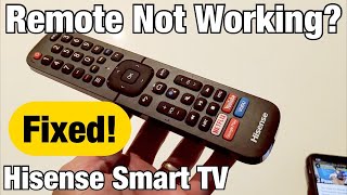 Remote Not Working One or Several Buttons Not Working on Hisense Smart TV FIXED [upl. by Verdie153]