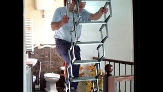 Come Installare una scala retrattile How to Install a retractable ladder [upl. by Fulvi]