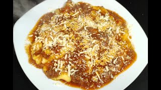 Polenta con tuco facil y barata [upl. by Avigdor854]