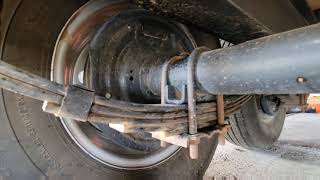 How to Properly Lubricate a Trailer Leaf Spring Suspension leafspring trailer maintenance wd40 [upl. by Horatio]