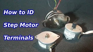 How to Identify the Terminals of a Stepper Motor [upl. by Elrebma]