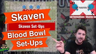 Skaven SetUp Formations for Blood Bowl  Blood Bowl 2020 Bonehead Podcast [upl. by Octave708]