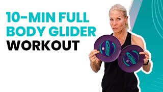 🔥 Coach Kim’s 10Min Full Body Glider Workout 🚀 Sculpt amp Sweat [upl. by Ailhad513]