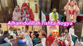 Alhamdulillah rishta hogya  Sitara Yaseen new vlog [upl. by Karlis111]