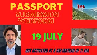 Passport Submission Webform Active [upl. by Ahtennek222]