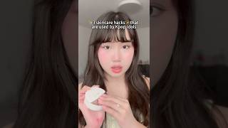 3 skincare hacks for glassskin like idols kpop kbeauty skincare korean makeup beautyhacks [upl. by Doxia]