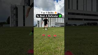 1 vs 1 Skills To Beat A Defender ⚽️ soccer football youtubeshorts [upl. by Rebeh324]