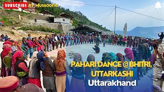 PAHADI DANCE  BHITRI VILLAGE UTTARAKHAND [upl. by Cita]