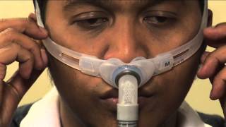 How to fit your ResMed CPAP nasal pillows mask [upl. by Elatsyrk]