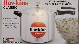 Hawkins Classic 10 litre Pressure cooker Unboxing [upl. by Eiramit]