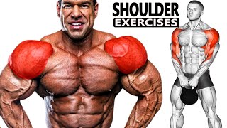 Build Boulder Shoulders  A Comprehensive Guide  5 EFFECTIVE EXERCISES [upl. by Nemajneb]