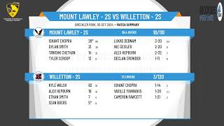 Mount Lawley  2s v Willetton  2s [upl. by Emilee683]