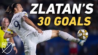 Zlatan Ibrahimovic Conquered MLS with 30 GOALS in 2019 ALL GOALS [upl. by Salmon319]