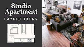 Studio Apartment Layout Ideas That Will Make Your Studio Flow Beautifully [upl. by Natascha]