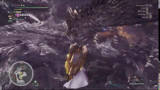 MHW Charge Blade  Taroth Strongarm quotHORNquot Solo Tempered Nergigante [upl. by Valleau852]