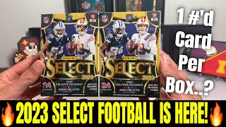 🔥2023 SELECT FOOTBALL IS HERE🔥 A Numbered Card In Both Boxes New DieCut Designs amp More [upl. by Sackey996]