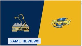 Brumbies Vs Hurricanes 2024 Super Rugby Review [upl. by Haibot]