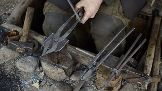 3 ways to make blacksmith tongs [upl. by Idisahc]