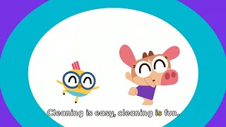 CLEAN UP SONG 🧹🧽 Clean and Dance song for kids  Lingokids [upl. by Ellehcit281]