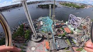 Fritt Fall TILT Giant Drop  Onride Video  GrÃ¶na Lund Stockholm 2024 [upl. by Stempson]