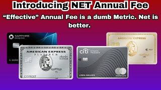 Net Annual Fee  The RIGHT way to think about Annual Fees [upl. by Enneibaf]