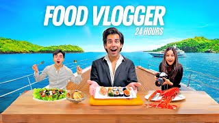 BECOMING REAL FOOD VLOGGER FOR 24 HOURS  Rimorav Vlogs [upl. by Darnell213]