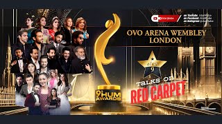 Hum Awards London  Red Carpet  Star 9  Mona Qazi [upl. by Adnauqaj]