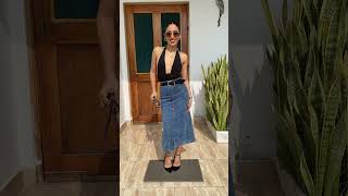 3 outfits con tacos negros outfit fashion trendingshorts [upl. by Toms324]