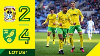 HIGHLIGHTS  Coventry City 24 Norwich City  Hernandez Sargent amp Dowell on target 😮‍💨 [upl. by Yrolg]