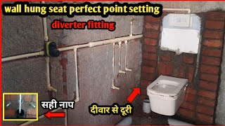 The Secret to Perfect Wall Hung Seat Installation  wall hang seat fitting [upl. by Dichy762]