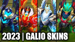 Gatekeeper Galio Skin FHD  League of legends 지옥 수문장 갈리오 스킨 [upl. by Marne]