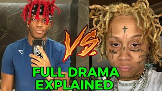 KSI Vs Trippie Redd FULL Drama Explained  Instagram Beef [upl. by Hanshaw]