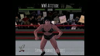 WWF Attitude  Chyna Entrance All Attires [upl. by Ahsinrev]