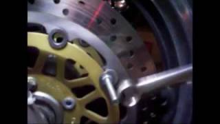 motorcycle brake rotorbuttom cleaning [upl. by Orji]