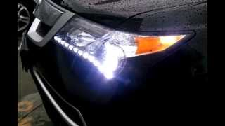 IntoTheCarAcura MDX customized headfog lights [upl. by Ybrad]