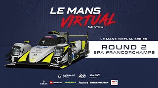 LIVE Le Mans Virtual Series Round 2  SpaFrancorchamps [upl. by Ddal]