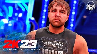 WWE 2K23 Dean Ambrose w Retaliation Entrance Theme  New WWE 2K23 PC Mods [upl. by Htebirol997]