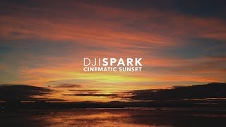 DJI SPARK  BEST EVER CINEMATIC SUNSET [upl. by Muriel]